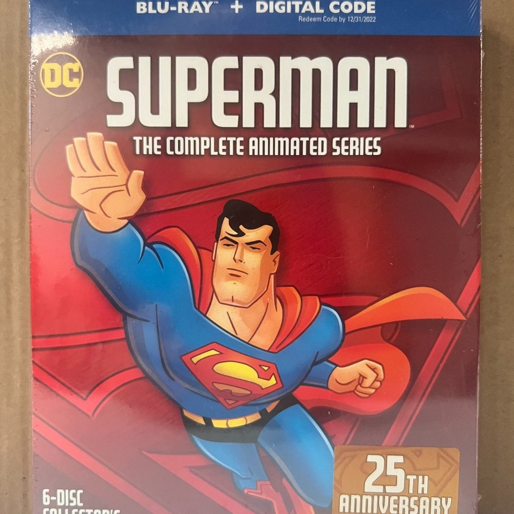 Superman The Complete Animated Series Blu-Ray + Digital Code NWT